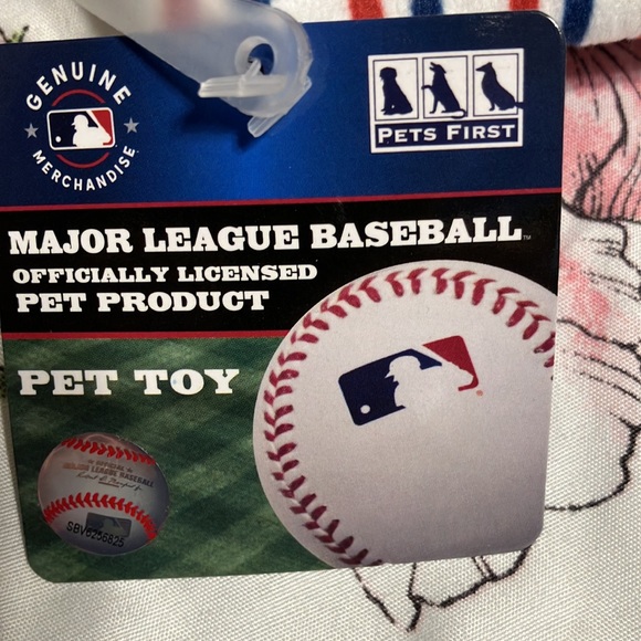 New York Yankees MLB Peanut Bag Dog Pet Toy by Pets First - Picture 9 of 12
